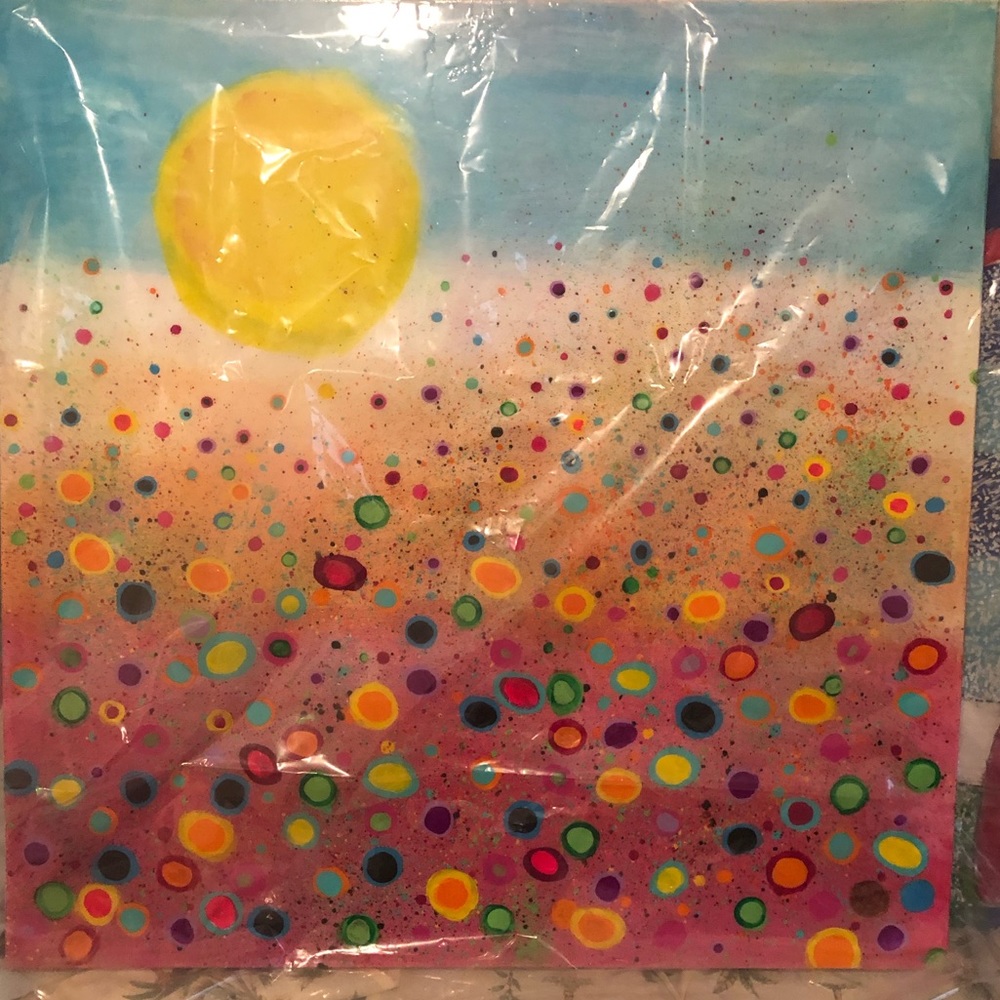 Painting by renowned painter. Signed! Happy joy